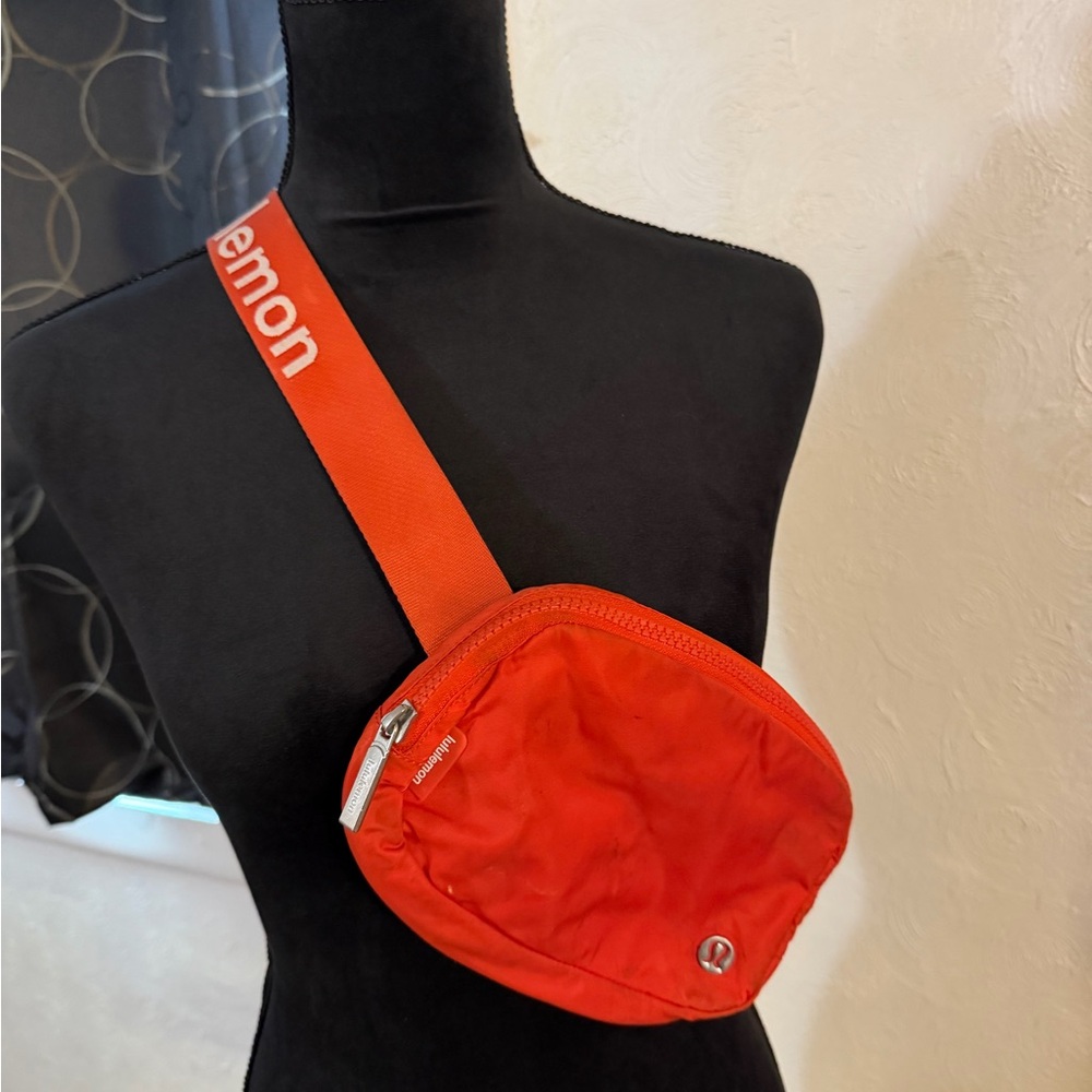 Lululemon Orange Crossbody Bag
